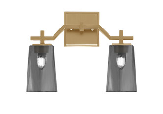 Toltec Lighting - 2312-NAB-262 - Two Light Bath Bar - Corbin - New Age Brass