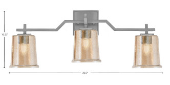 Corbin Three Light Bath Bar (2313-GP-5033)