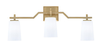 Toltec Lighting - 2313-NAB-261 - Three Light Bath Bar - Corbin - New Age Brass