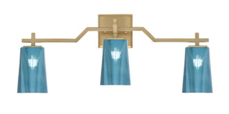 Toltec Lighting - 2313-NAB-265 - Three Light Bath Bar - Corbin - New Age Brass