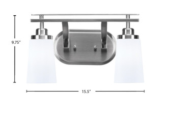 Odyssey Two Light Bath Bar (2612-BN-261)