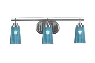 Toltec Lighting - 2613-BN-265 - Three Light Bath Bar - Odyssey - Brushed Nickel