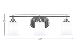 Odyssey Three Light Bath Bar (2613-BN-5031)
