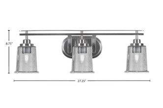 Odyssey Three Light Bath Bar (2613-BN-5032)