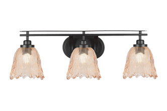 Toltec Lighting - 2613-MB-4233 - Three Light Bath Bar - Odyssey - Matte Black