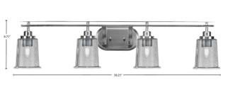 Odyssey Four Light Bath Bar (2614-BN-5032)