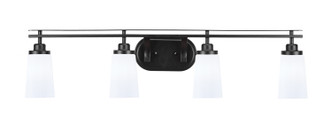 Toltec Lighting - 2614-MB-261 - Four Light Bath Bar - Odyssey - Matte Black