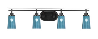 Toltec Lighting - 2614-MB-265 - Four Light Bath Bar - Odyssey - Matte Black