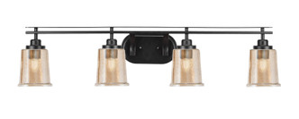 Toltec Lighting - 2614-MB-5033 - Four Light Bath Bar - Odyssey - Matte Black