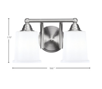 Paramount Two Light Bath Bar (3422-BN-5031)