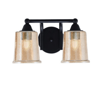 Toltec Lighting - 3422-MB-5033 - Two Light Bath Bar - Paramount - Matte Black