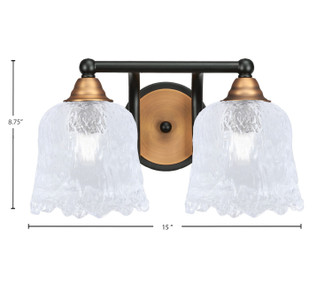 Paramount Two Light Bath Bar (3422-MBBR-4230)