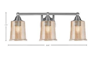 Paramount Three Light Bath Bar (3423-BN-5033)