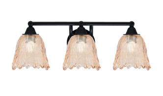 Toltec Lighting - 3423-MB-4233 - Three Light Bath Bar - Paramount - Matte Black