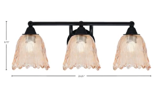 Paramount Three Light Bath Bar (3423-MB-4233)