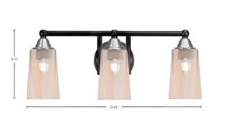 Paramount Three Light Bath Bar (3423-MBBN-263)
