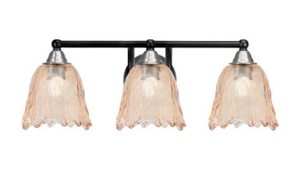 Toltec Lighting - 3423-MBBN-4233 - Three Light Bath Bar - Paramount - Matte Black & Brushed Nickel