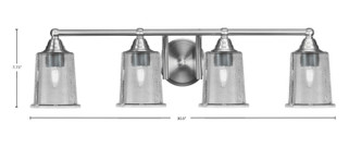Paramount Four Light Bath Bar (3424-BN-5032)