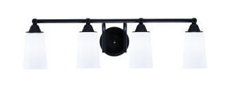 Toltec Lighting - 3424-MB-261 - Four Light Bath Bar - Paramount - Matte Black