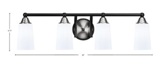Paramount Four Light Bath Bar (3424-MBBN-261)