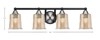 Paramount Four Light Bath Bar (3424-MBBN-5033)