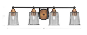 Paramount Four Light Bath Bar (3424-MBBR-5032)