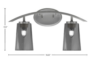 Kurve Two Light Bath Bar (3722-GP-262)