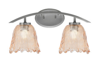 Toltec Lighting - 3722-GP-4233 - Two Light Bath Bar - Kurve - Graphite