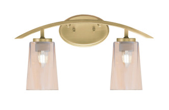 Toltec Lighting - 3722-NAB-263 - Two Light Bath Bar - Kurve - New Age Brass