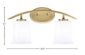Kurve Two Light Bath Bar (3722-NAB-5031)