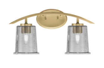 Toltec Lighting - 3722-NAB-5032 - Two Light Bath Bar - Kurve - New Age Brass