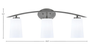 Kurve Three Light Bath Bar (3723-GP-261)
