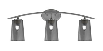 Toltec Lighting - 3723-GP-262 - Three Light Bath Bar - Kurve - Graphite