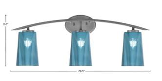 Kurve Three Light Bath Bar (3723-GP-265)