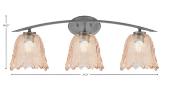Kurve Three Light Bath Bar (3723-GP-4233)