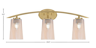 Kurve Three Light Bath Bar (3723-NAB-263)
