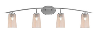 Toltec Lighting - 3724-GP-263 - Four Light Bath Bar - Kurve - Graphite