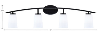 Kurve Four Light Bath Bar (3724-MB-261)