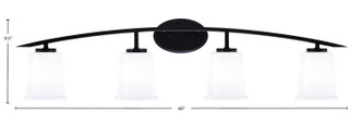 Kurve Four Light Bath Bar (3724-MB-5031)