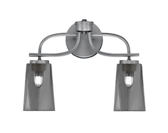 Toltec Lighting - 3912-GP-262 - Two Light Bath Bar - Cavella - Graphite