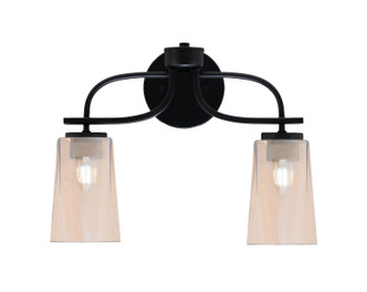 Toltec Lighting - 3912-MB-263 - Two Light Bath Bar - Cavella - Matte Black