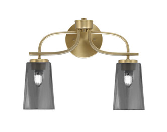 Toltec Lighting - 3912-NAB-262 - Two Light Bath Bar - Cavella - New Age Brass