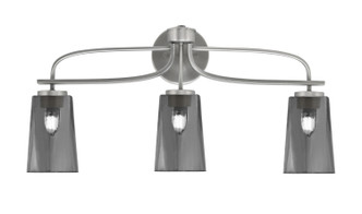 Toltec Lighting - 3913-GP-262 - Three Light Bath Bar - Cavella - Graphite