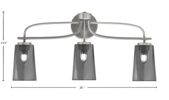 Cavella Three Light Bath Bar (3913-GP-262)