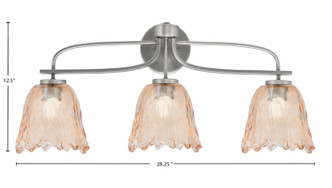 Cavella Three Light Bath Bar (3913-GP-4233)