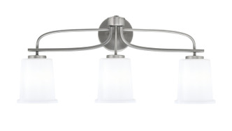 Toltec Lighting - 3913-GP-5031 - Three Light Bath Bar - Cavella - Graphite