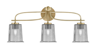 Toltec Lighting - 3913-NAB-5032 - Three Light Bath Bar - Cavella - New Age Brass