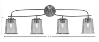 Cavella Four Light Bath Bar (3914-GP-5032)