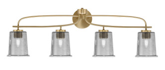Toltec Lighting - 3914-NAB-5032 - Four Light Bath Bar - Cavella - New Age Brass