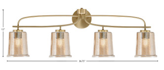 Cavella Four Light Bath Bar (3914-NAB-5033)